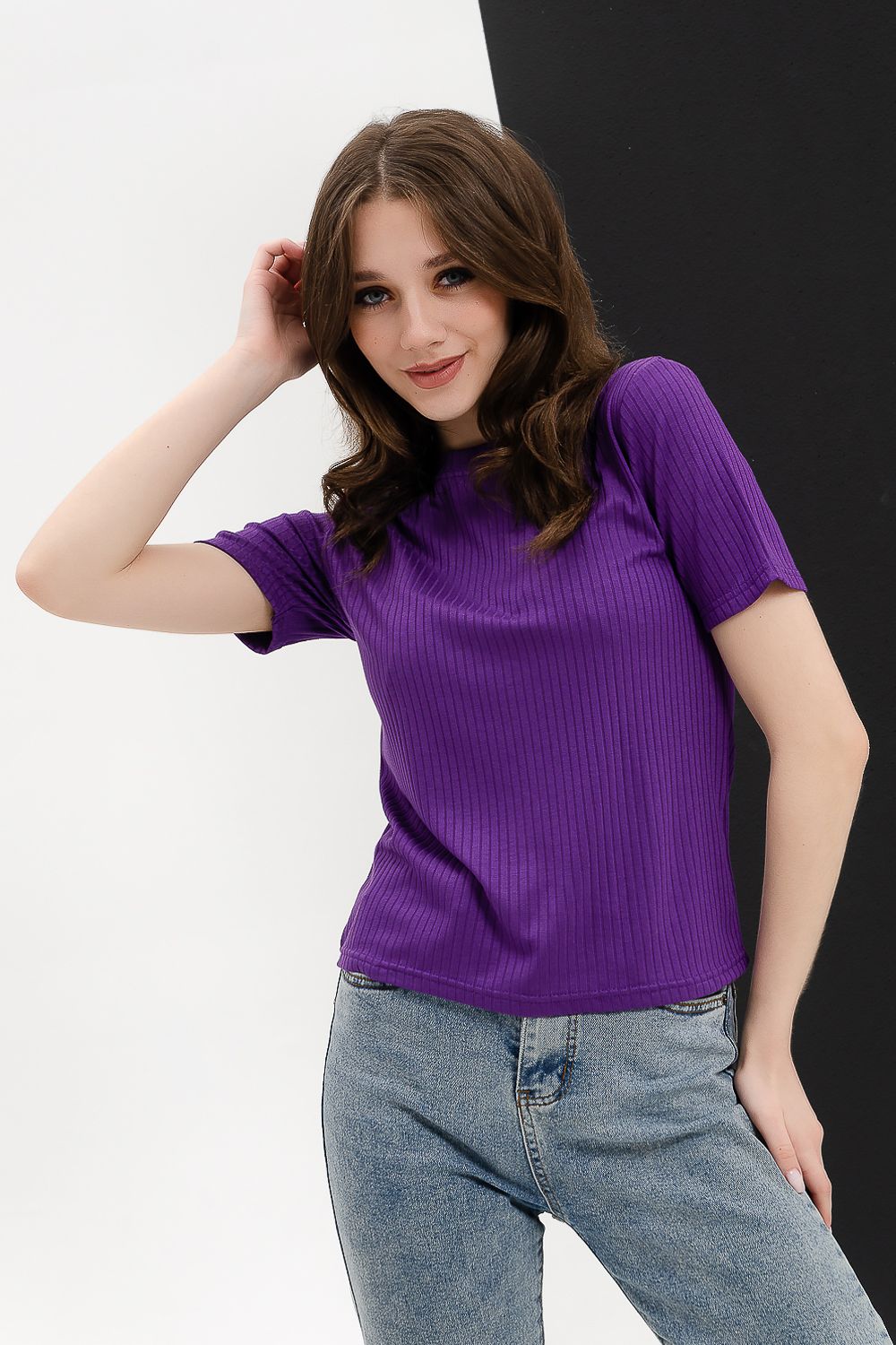 Футболка 18039 - фиолетовый