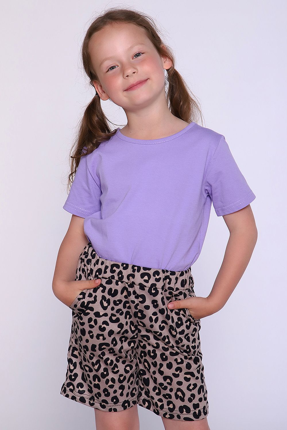 Шорты 35311 - леопард