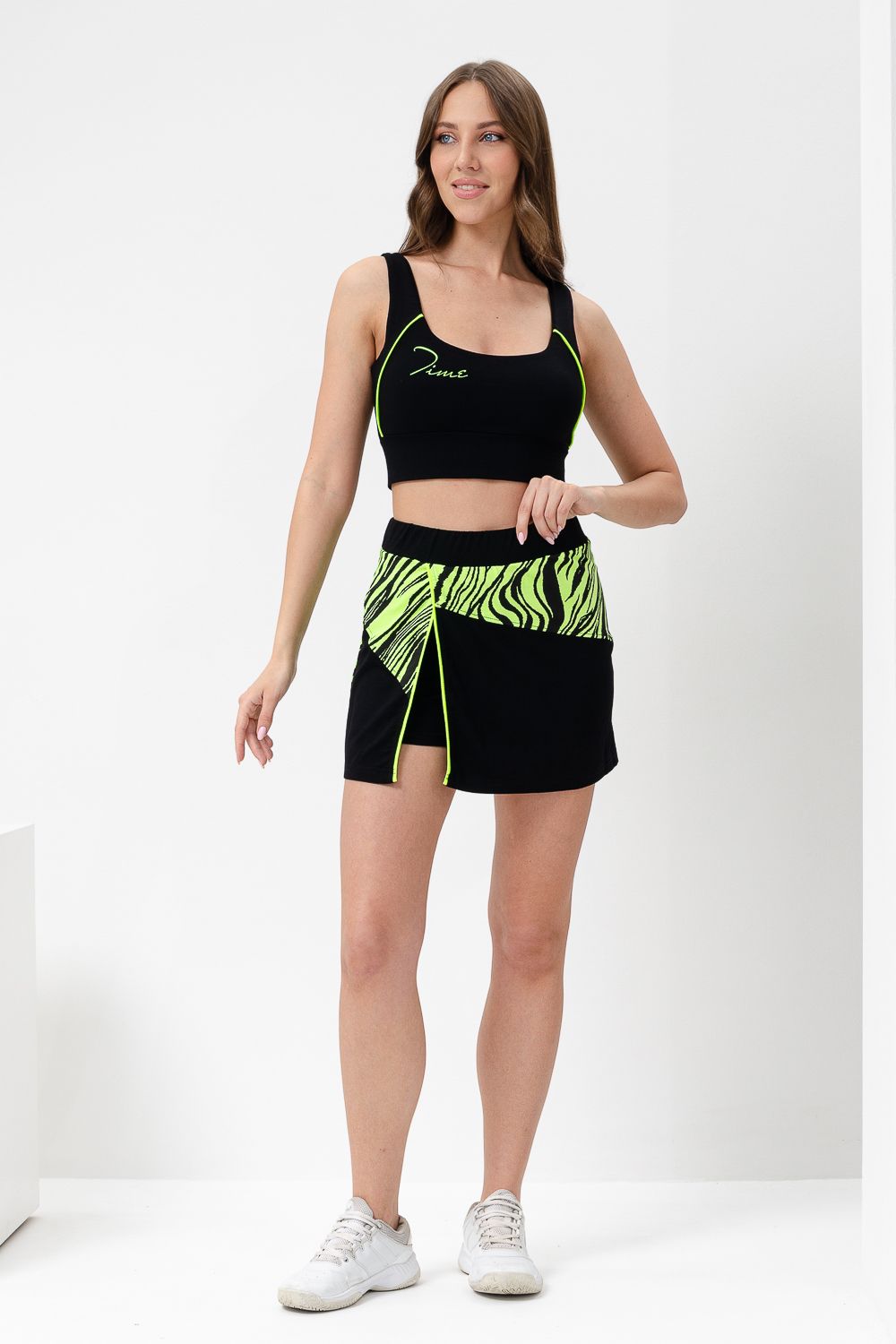 Костюм 67075 - черный+зеленый водросли