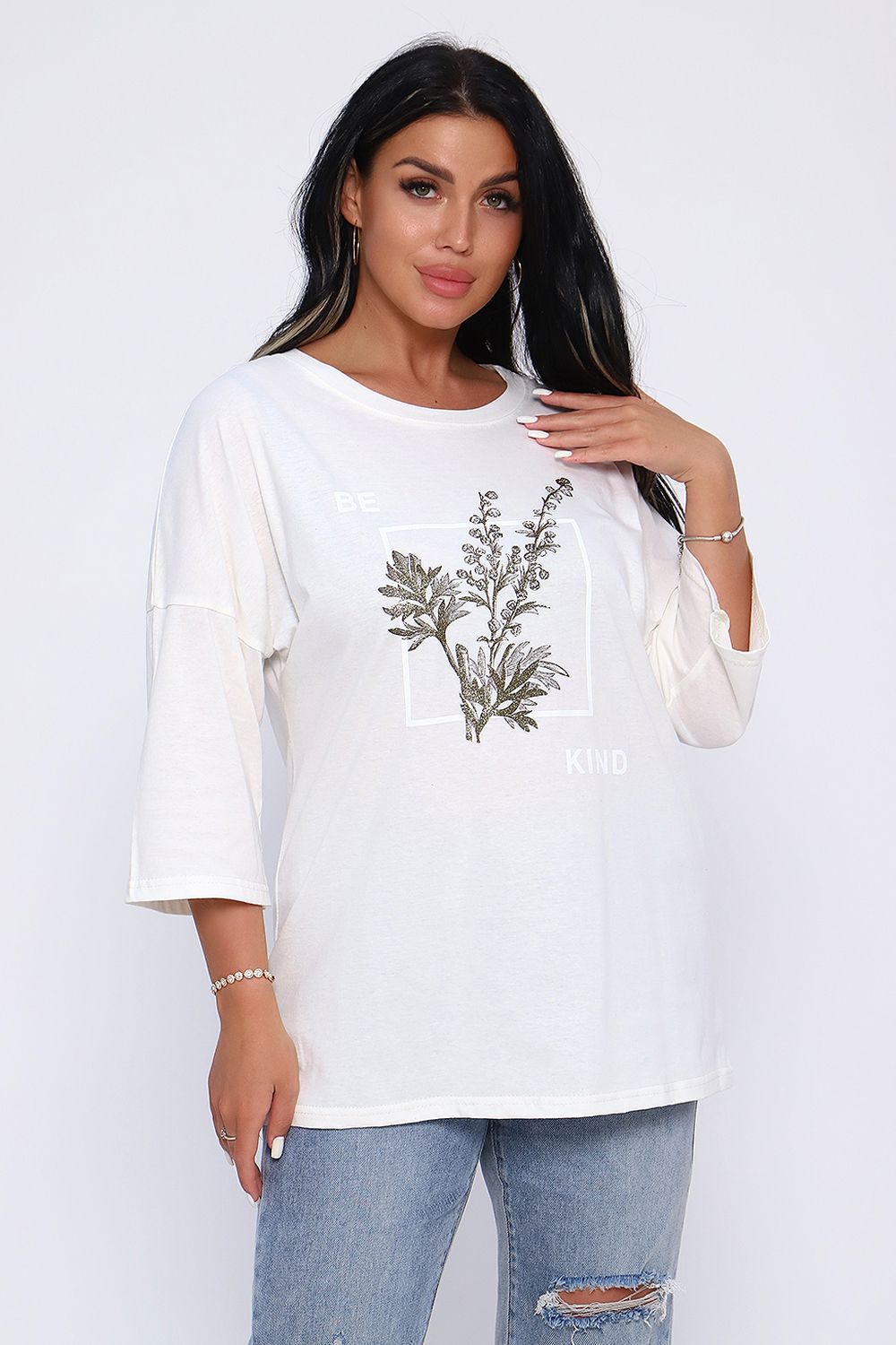 Туника 80020 - молочный