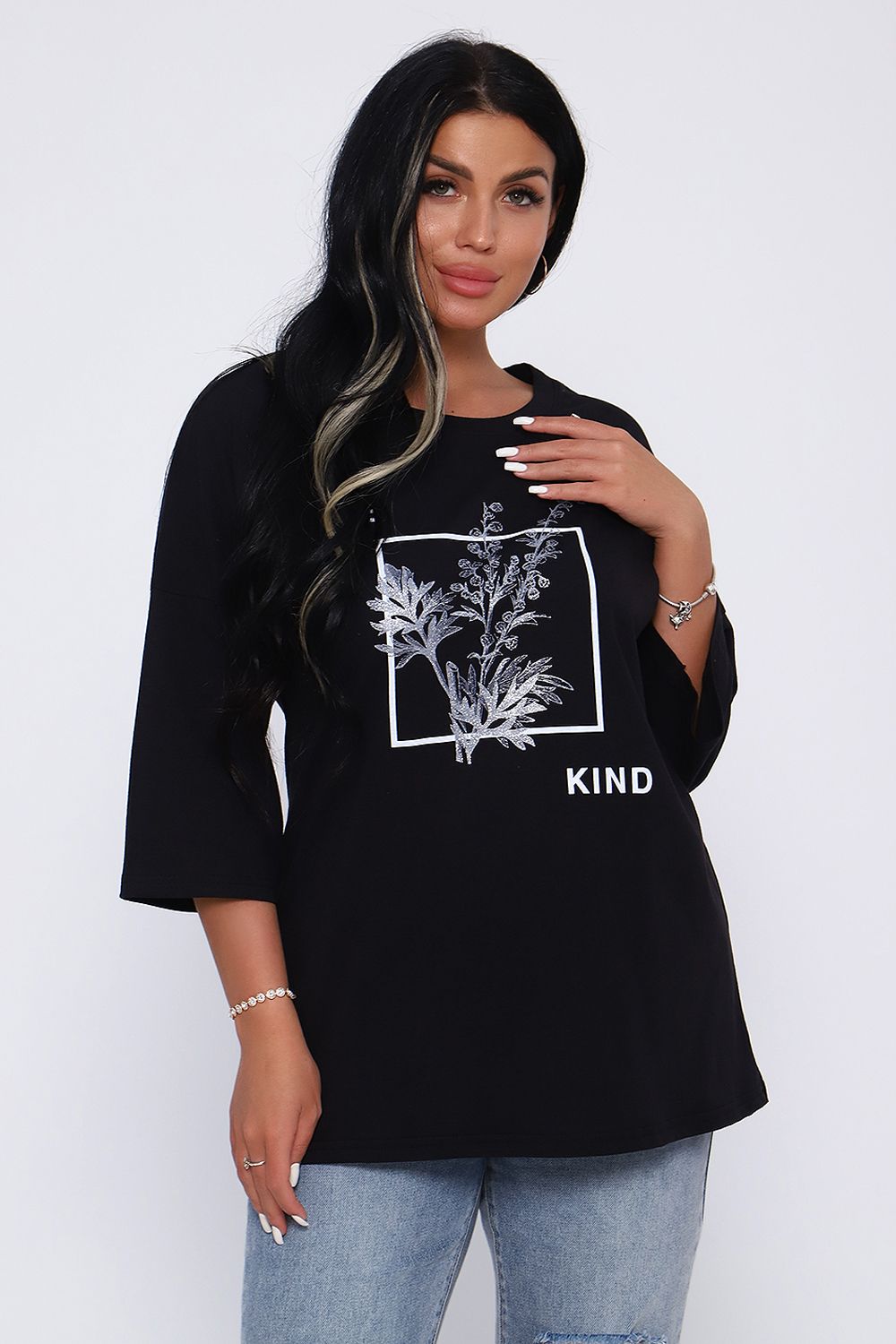 Туника 80020 - черный