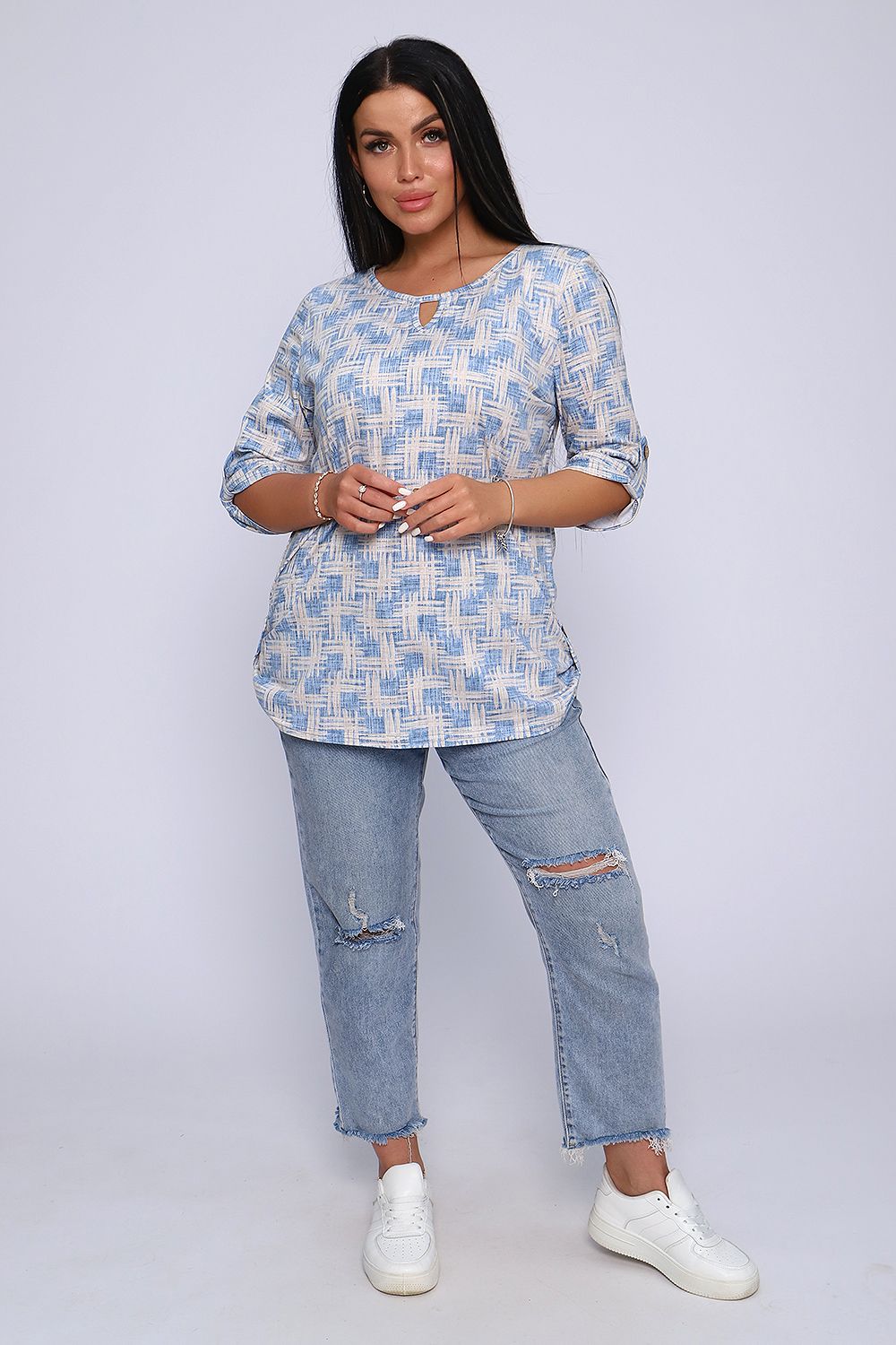 Туника 71074 - небесно-голубой