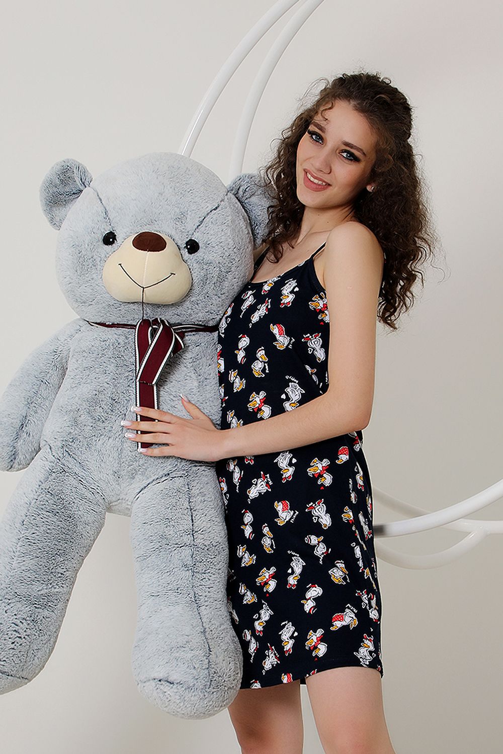 Сорочка 15497 - нежно-розовый