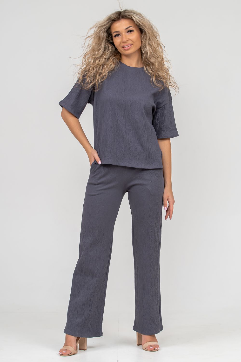 Костюм 36646 - серый