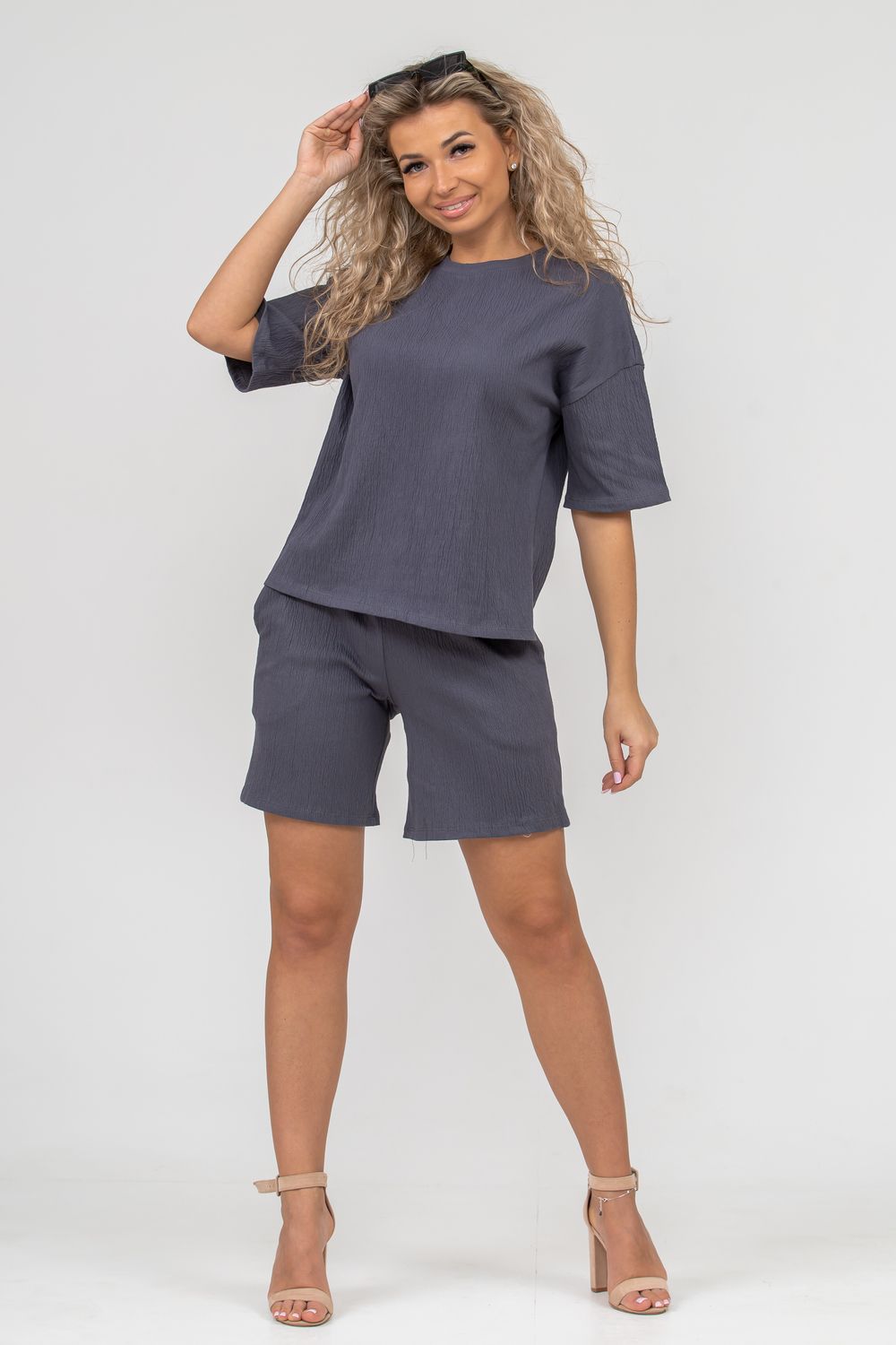 Костюм 36645 - серый