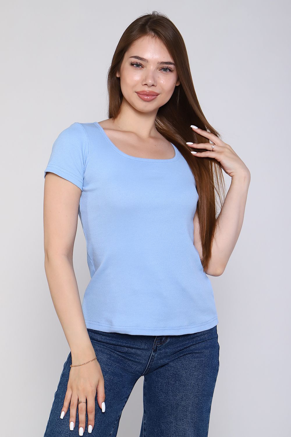 Футболка 86045 - голубой