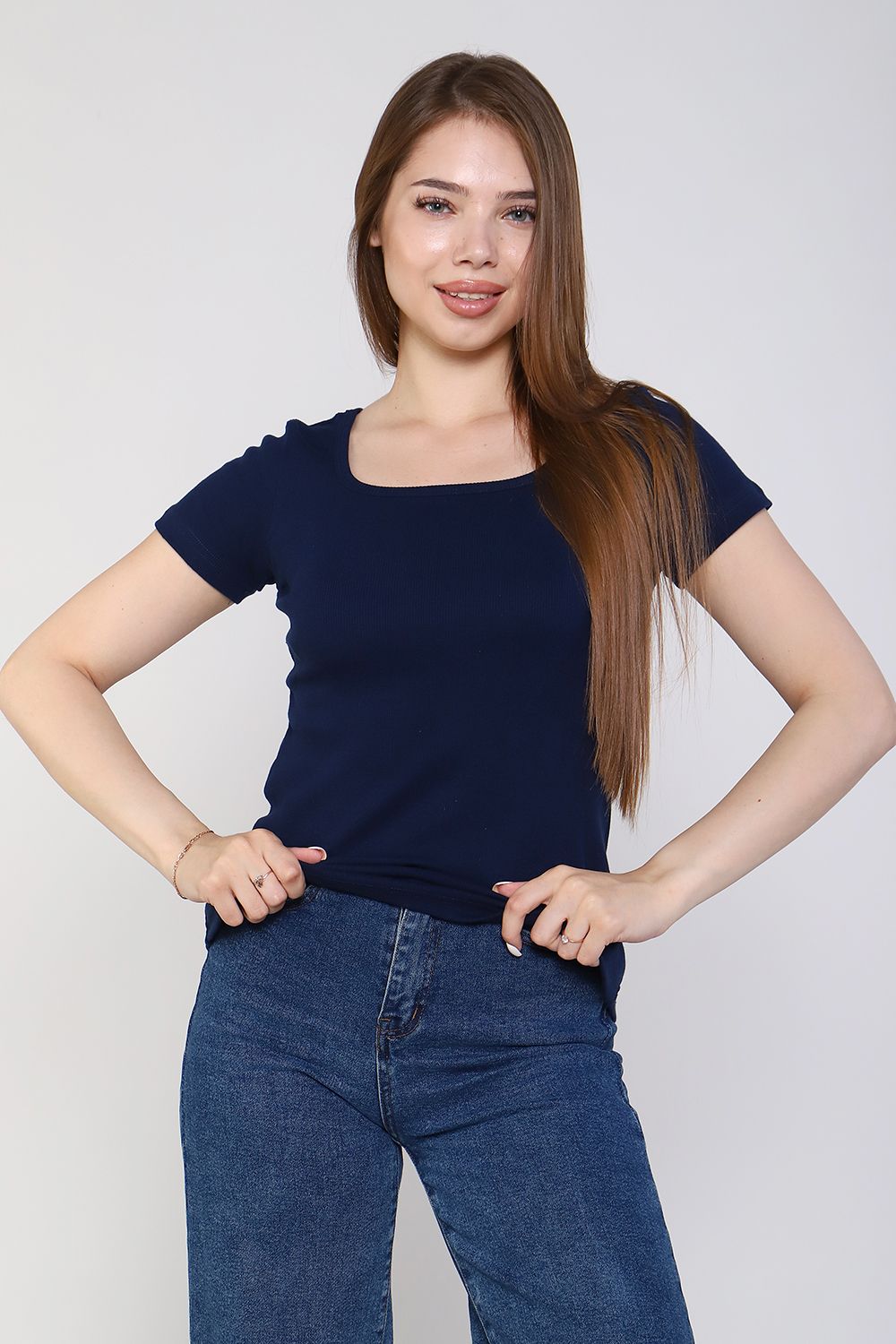 Футболка 86045 - темно-синий