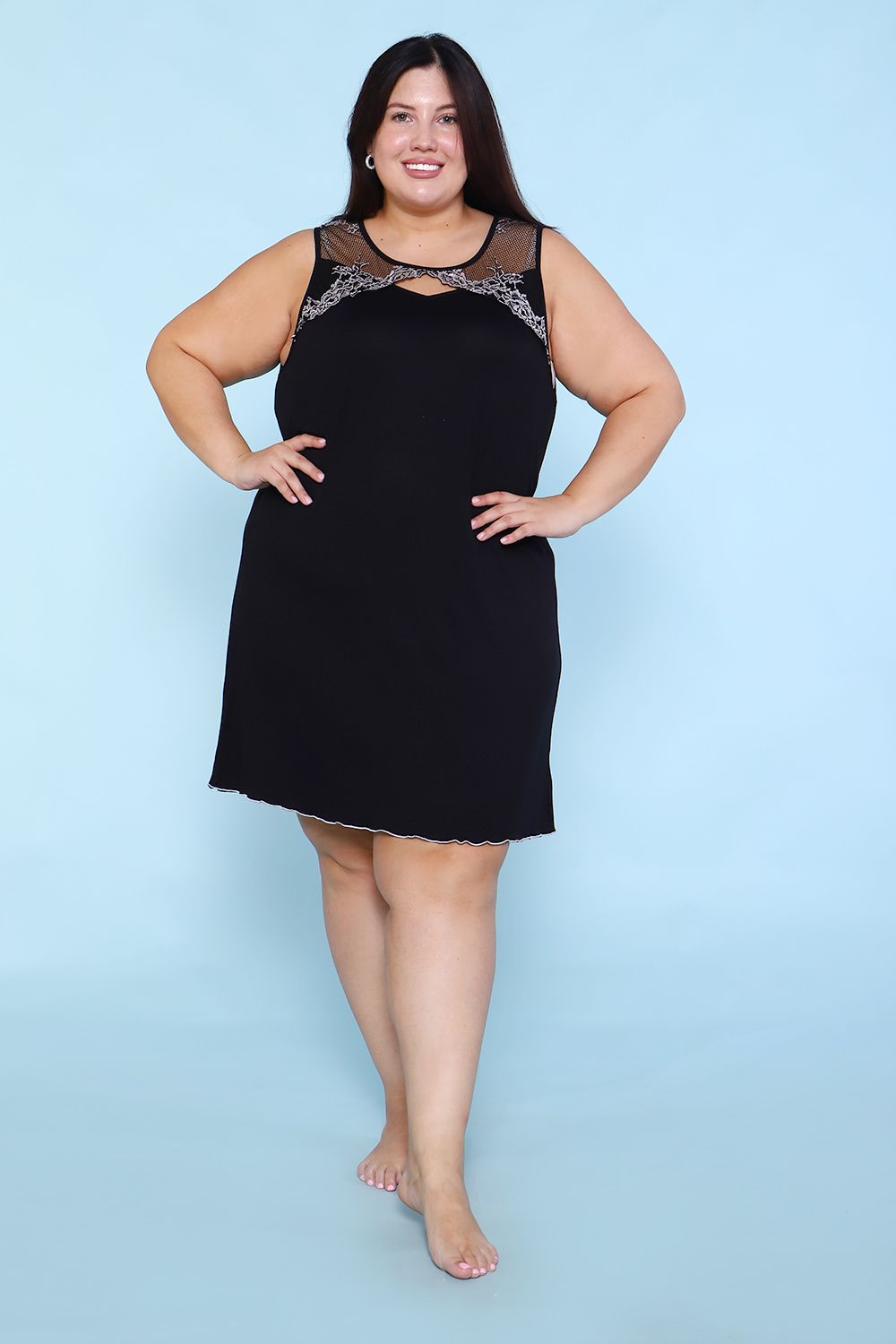 Сорочка 6425 - черный