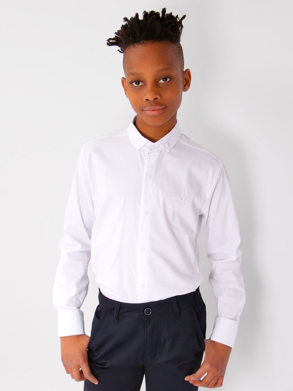 Рубашка для мальчика SP9134 - белый