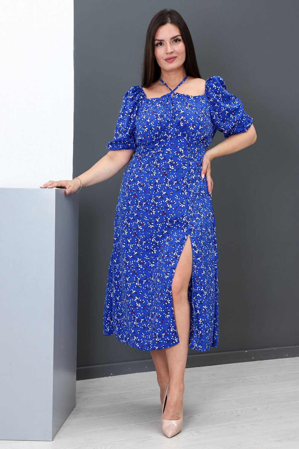 Платье 52272 - васильковый