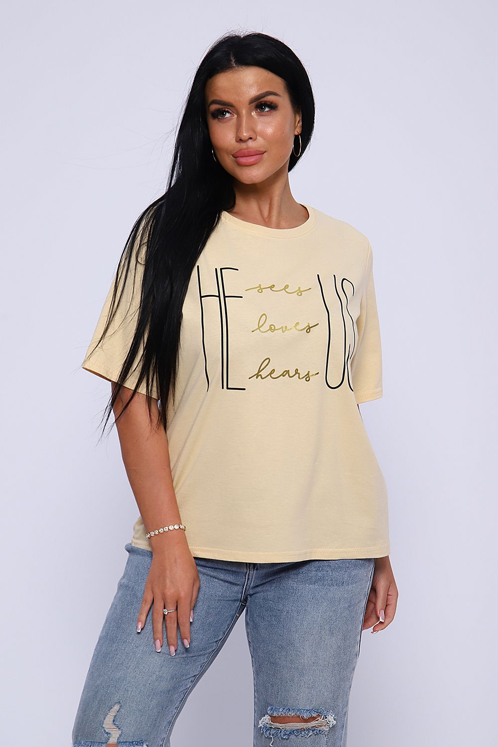 Футболка 80022 - песочный