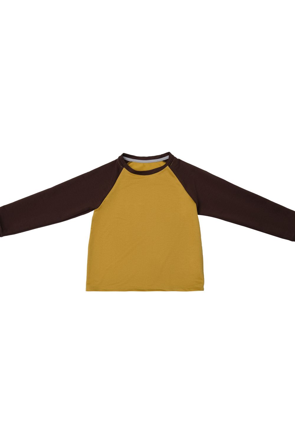 Лонгслив Элвис - горчичный, шоколадный