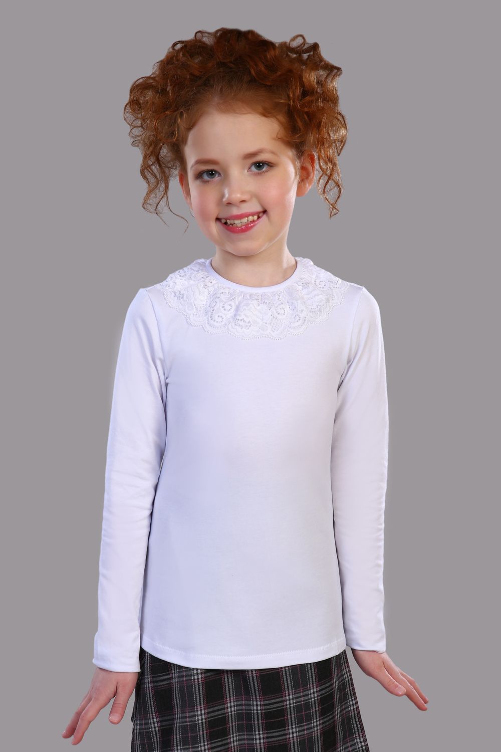 Блузка для девочки Вероника 13141 - белый