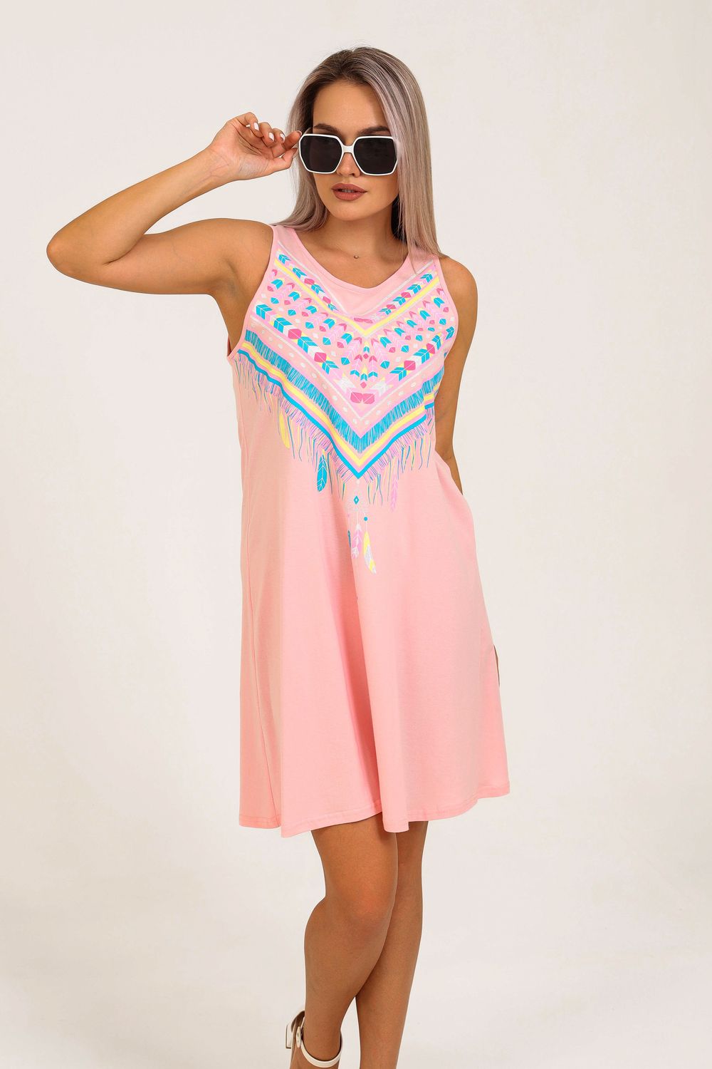 Платье 50550 - розовый