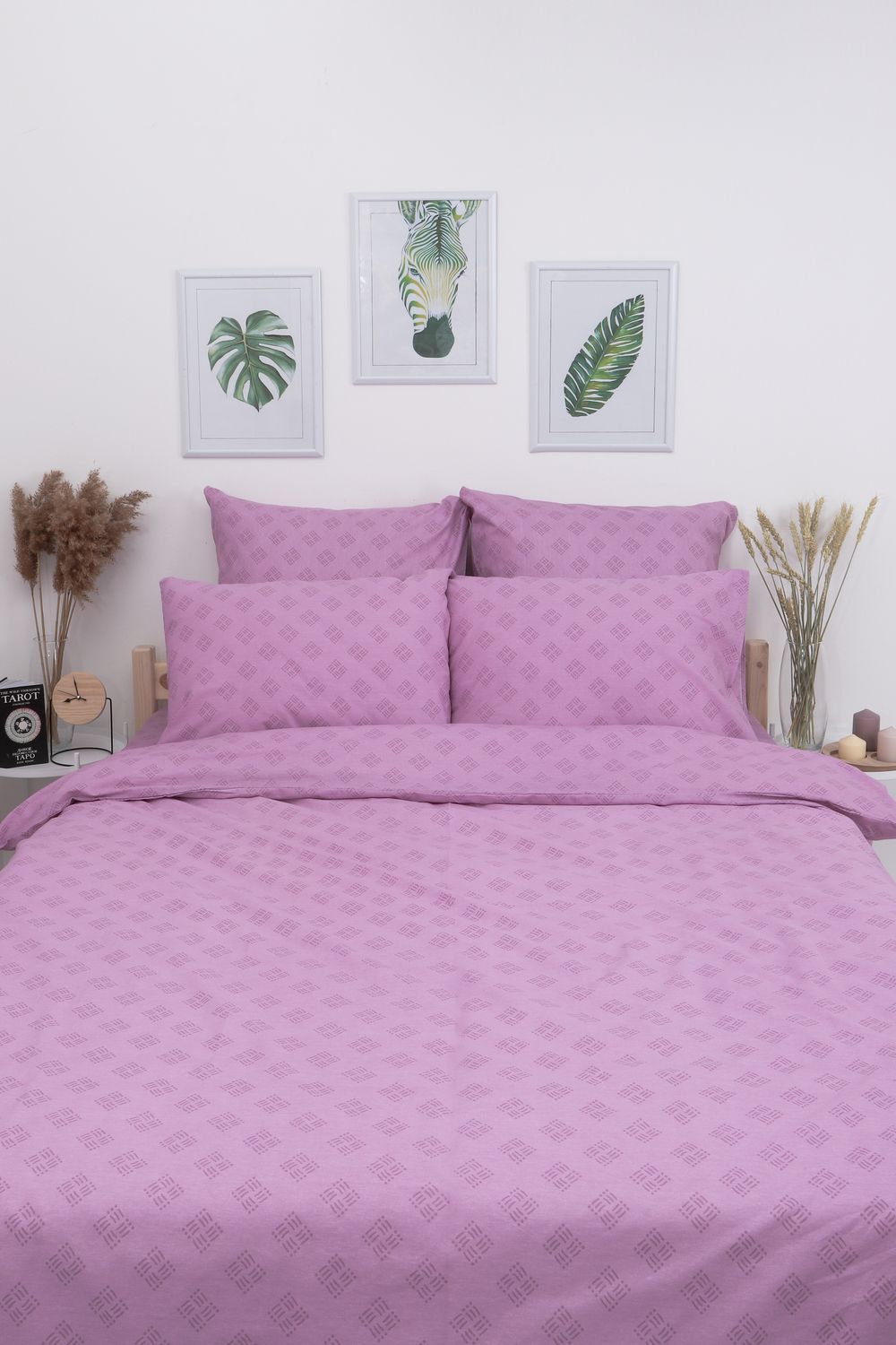 Пододеяльник поплин Фиджи - пыльная роза