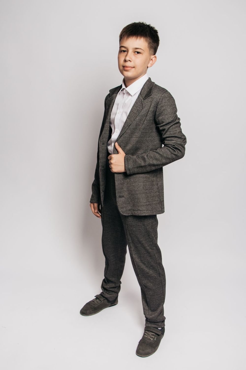 Пиджак детский 62295 - серый