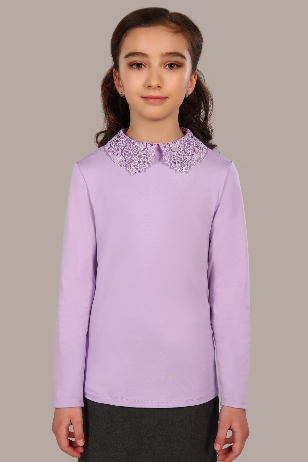 Блузка для девочки Марта 13153 - светло-сиреневый