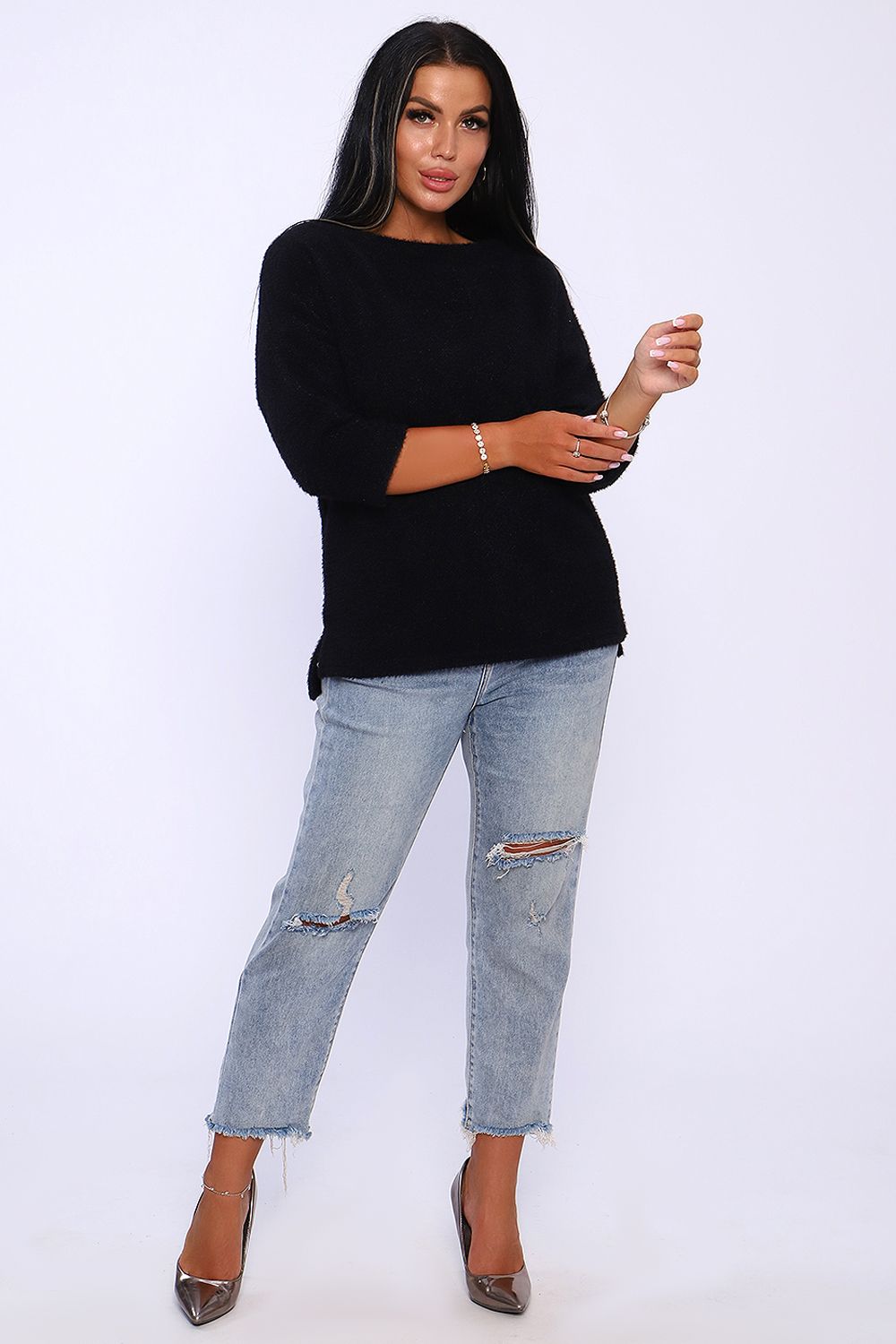 Джемпер 82032 - черный