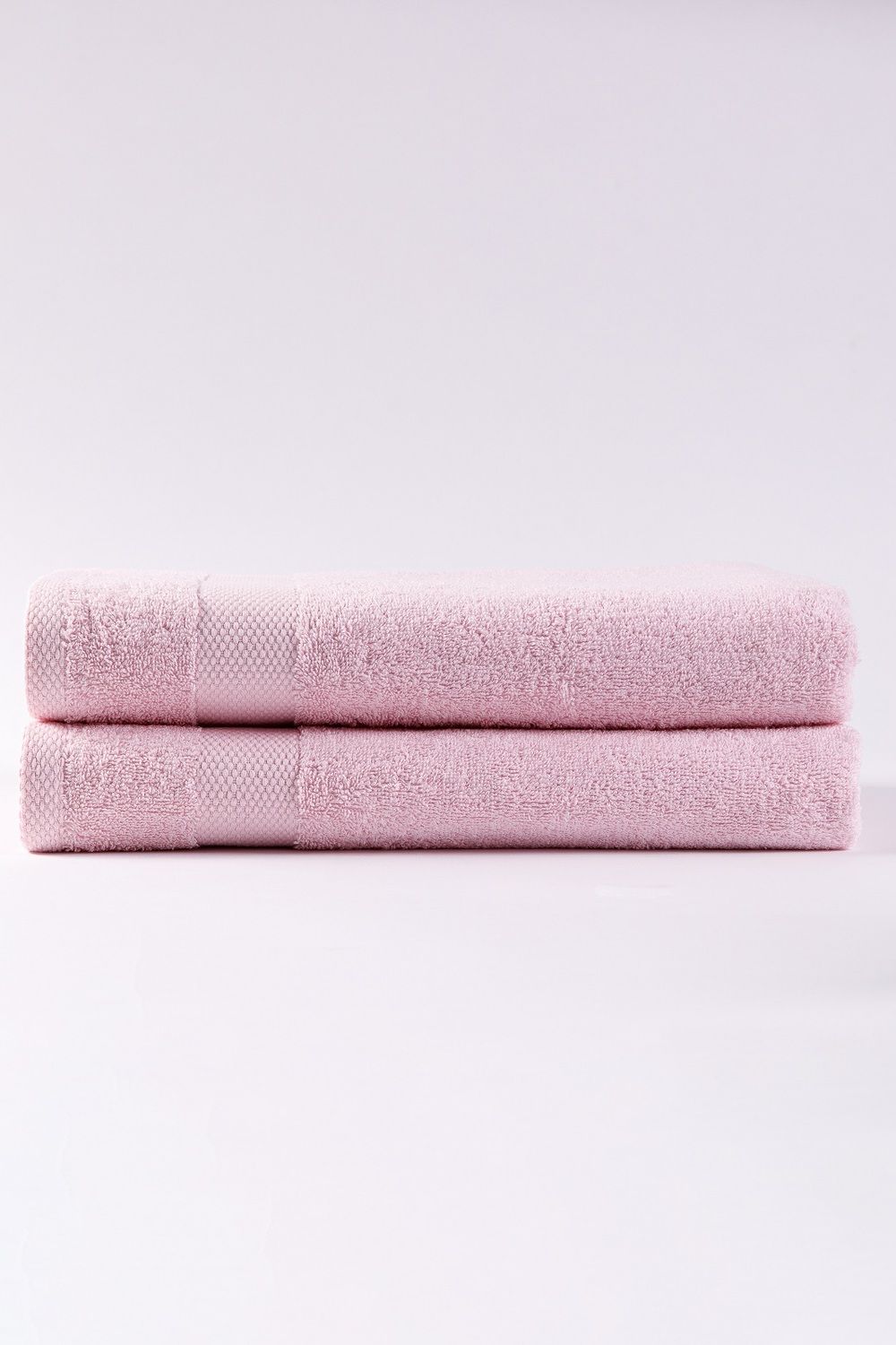 Набор банных полотенец Ночь Нежна Sevil 2 шт. - розовый