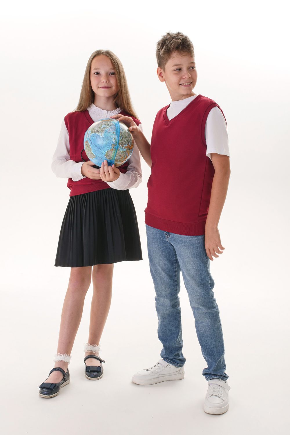 Жилет 17596 - бордо