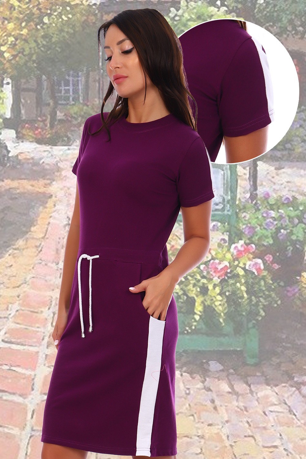 Платье 6703 - фиолетовый