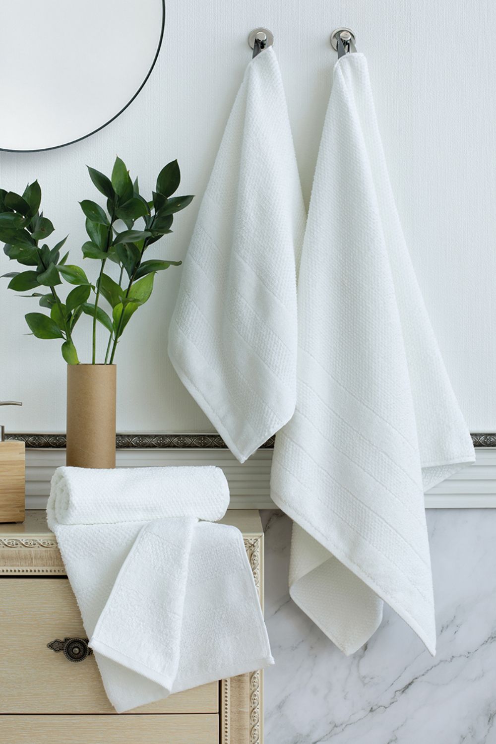 Махровое банное полотенце Verossa Milano - белый