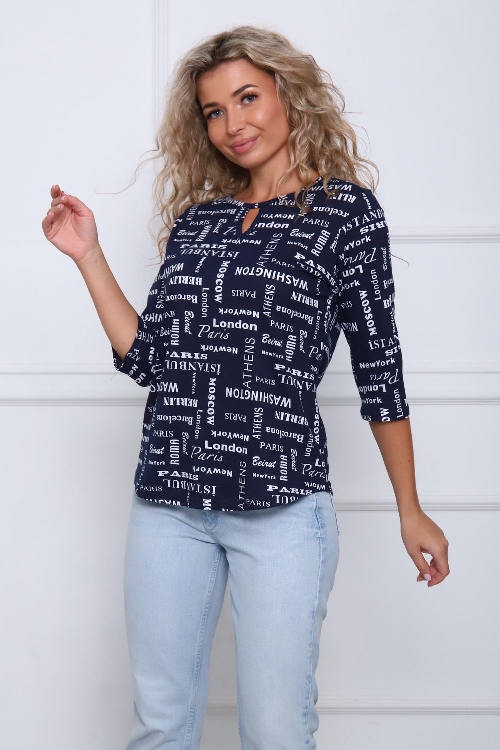 Туника женская 5724 - надписи