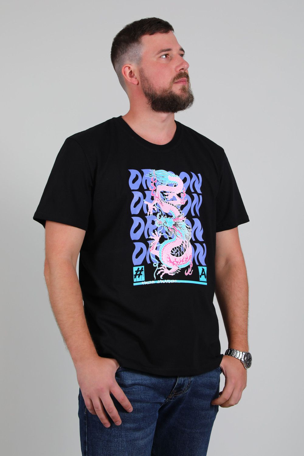 Футболка 88006 - черный