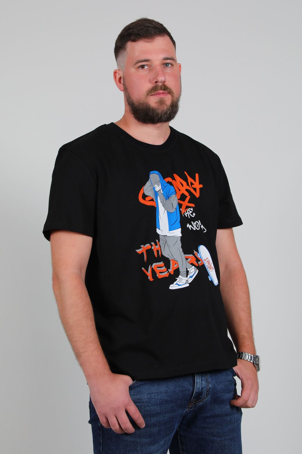 Футболка 88004 - черный