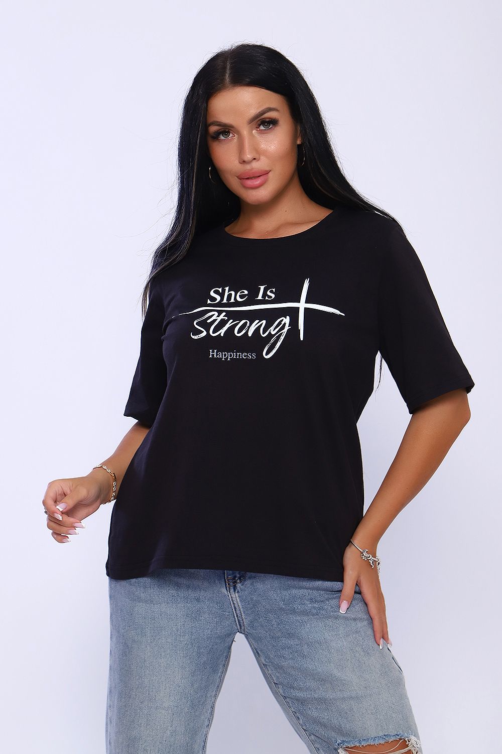 Футболка 80019 - черный