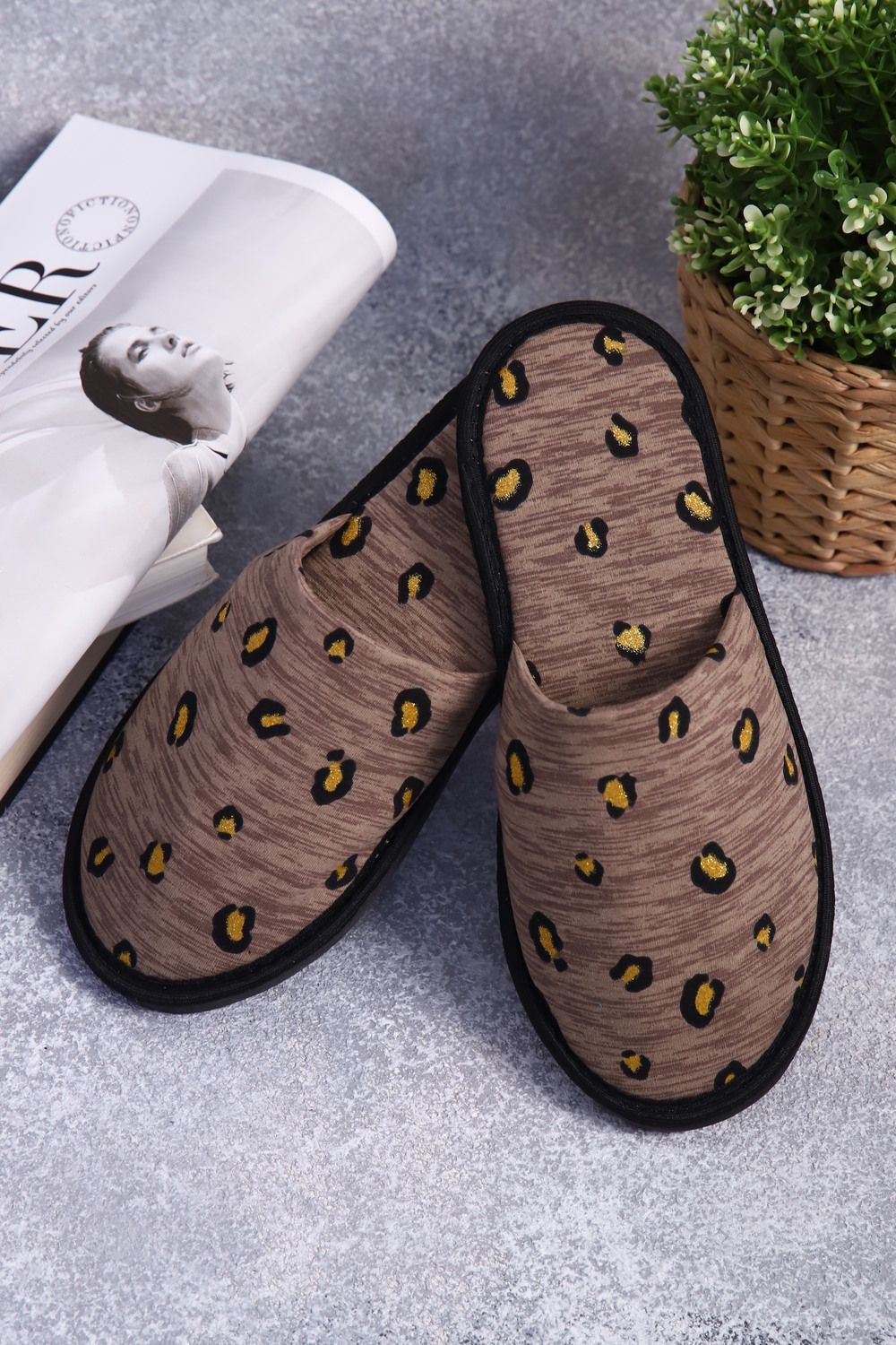 Тапки Леопардовый - леопард