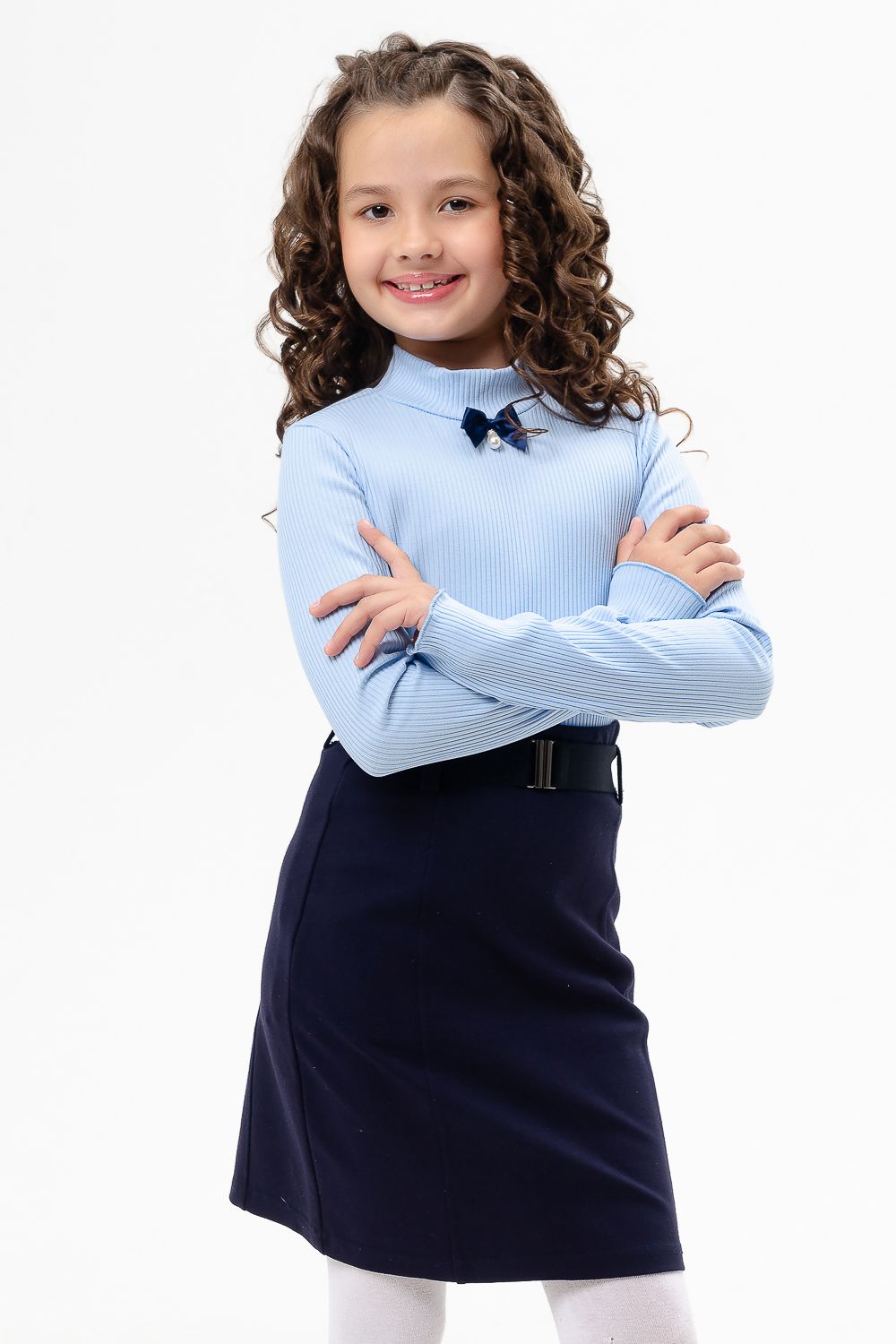 Водолазка Аврора-Голубой - голубой