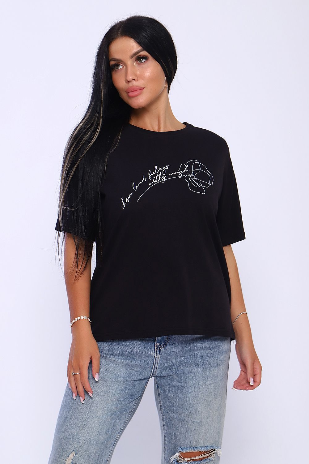 Футболка 80021 - черный