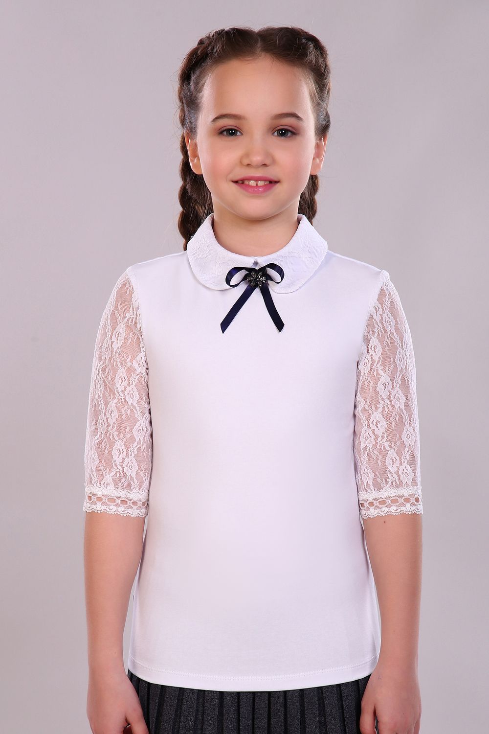 Блузка для девочки Шарлиз Арт. 13237 - белый