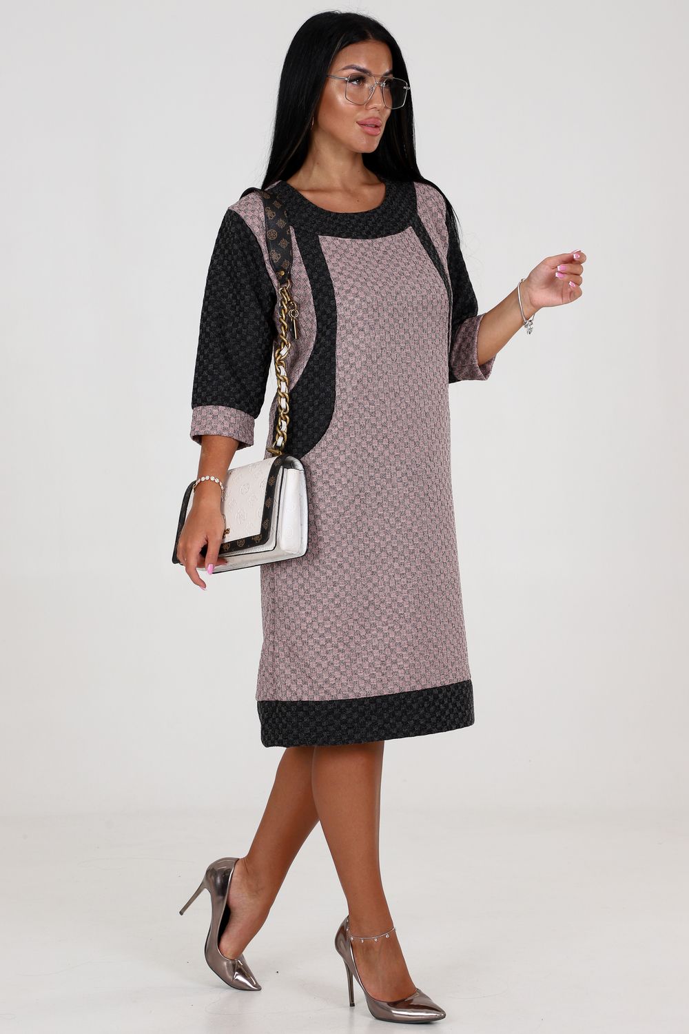 Платье 31766 - бежевый