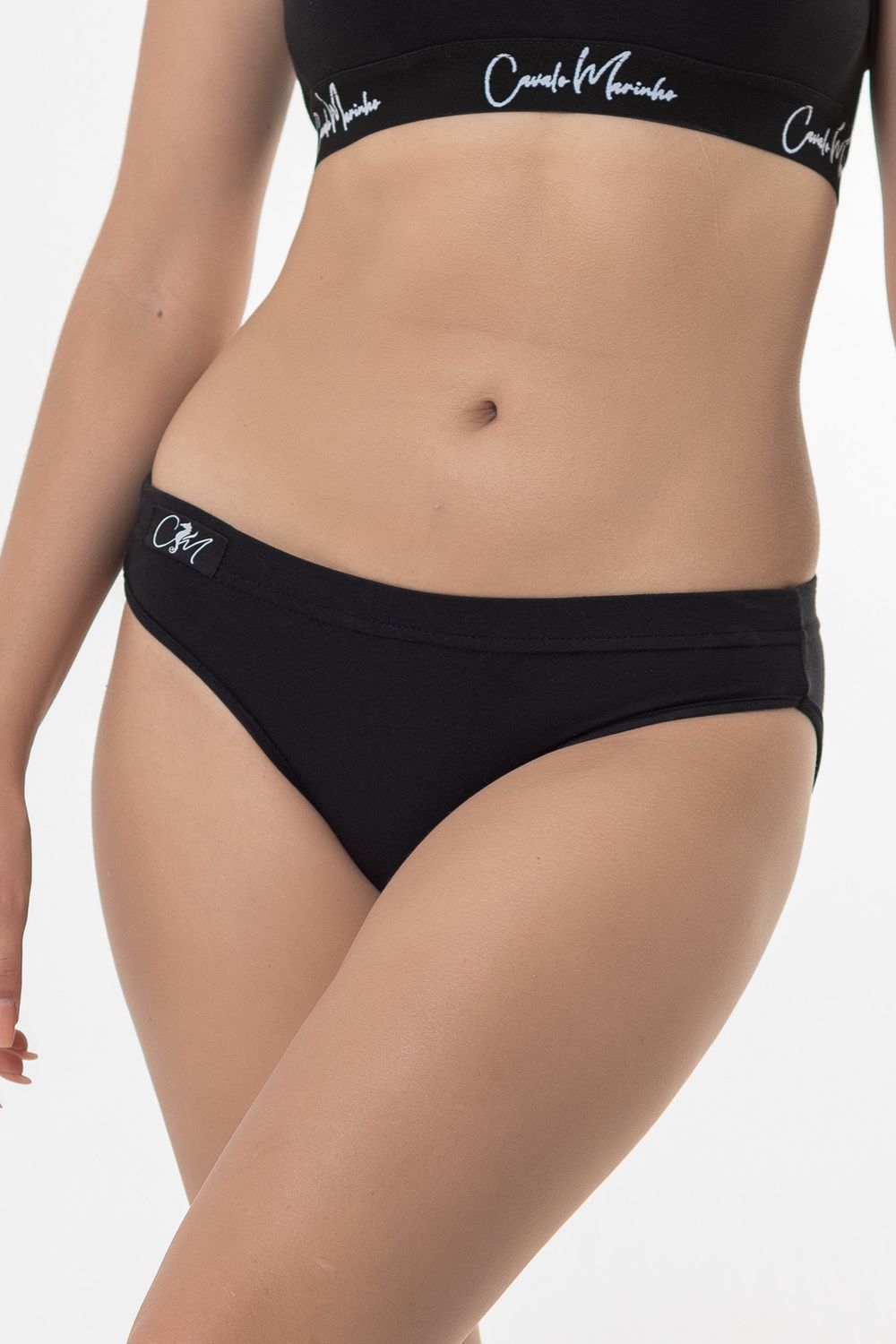 Трусы слипы женские закрытая резинка СЖЗ - черный