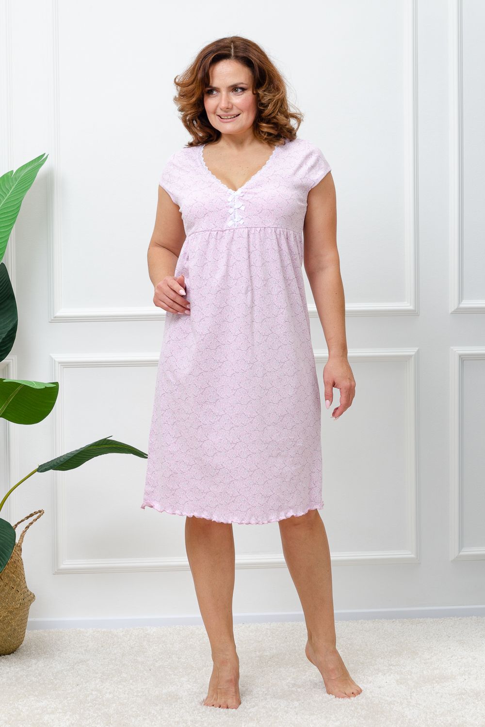 Сорочка 42337 - лиловый