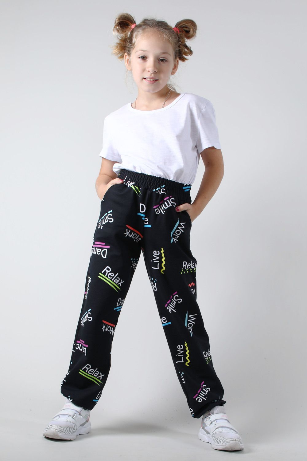 Брюки 88026 детские - черный