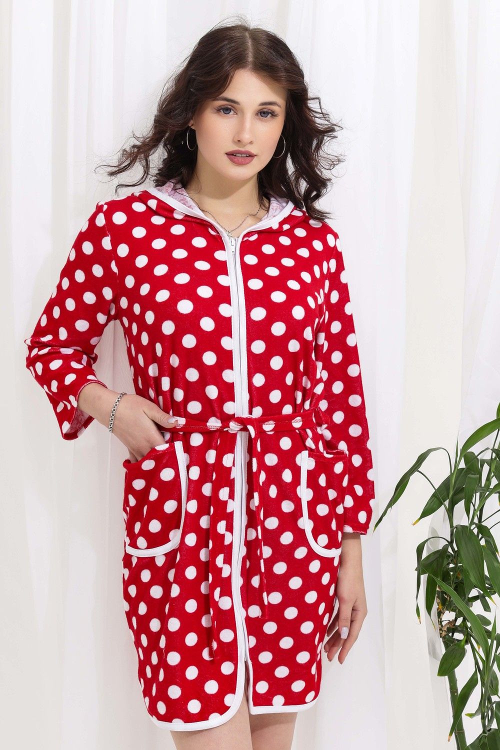 Халат 2819 - красный