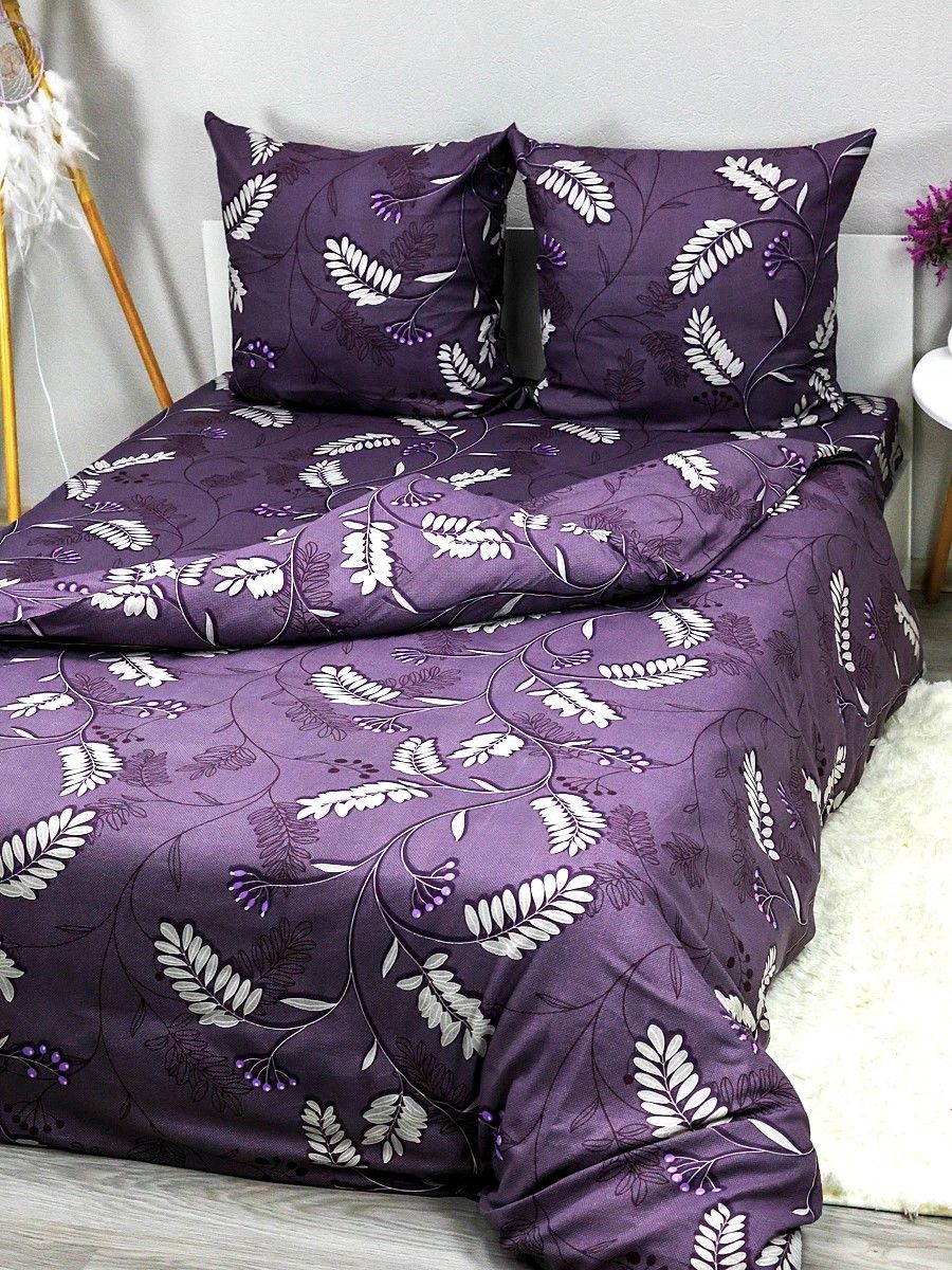 КПБ 2,0 сп бязь 120гр/м2 Текстильная коллекция сшивной бусина-1 твердая упаковка