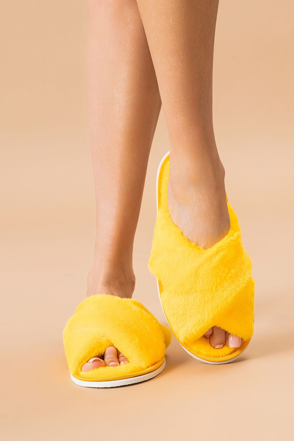 Тапочки домашние женские С-6ЖКК-МР - желтый