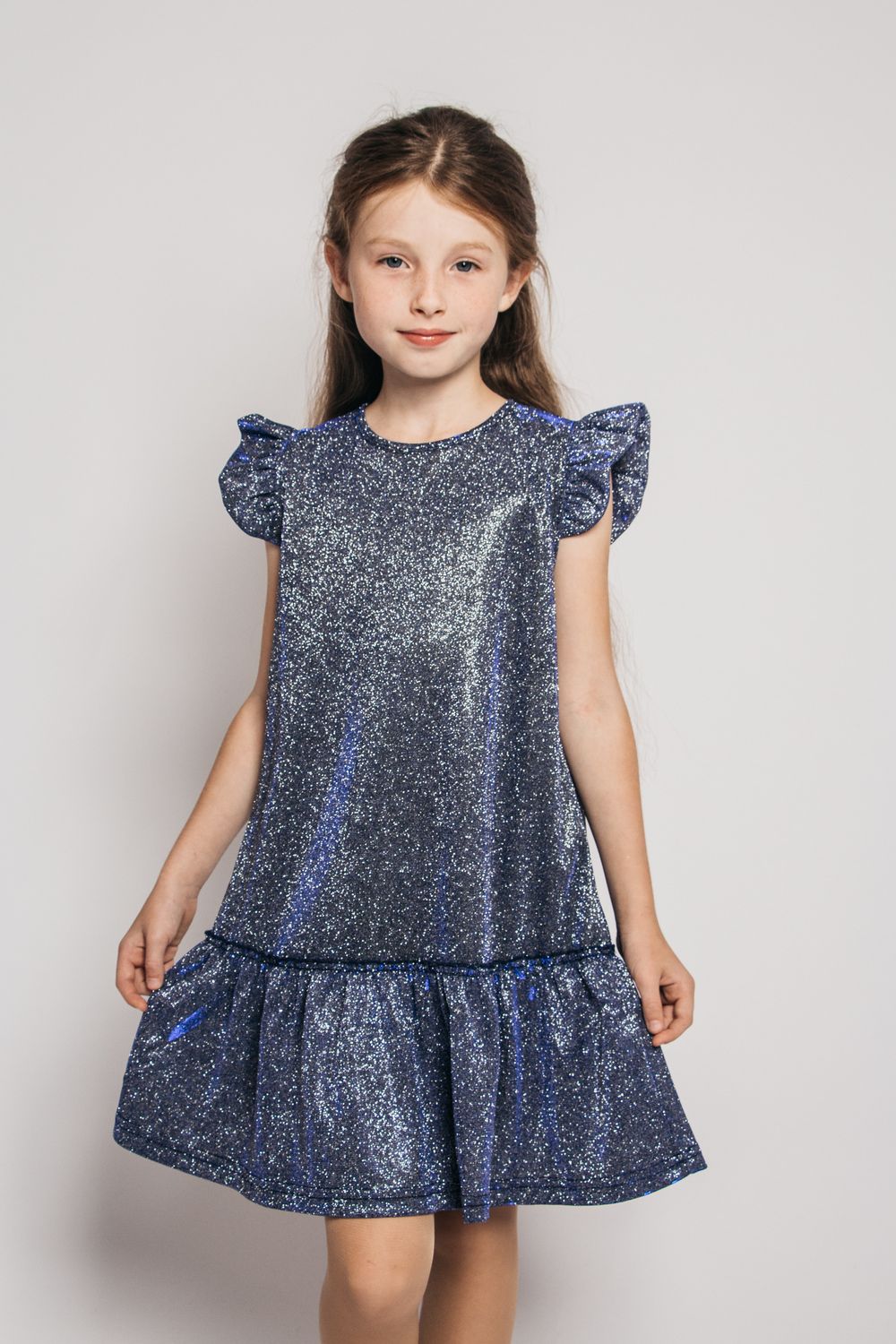 Платье для девочки 81220 - синий