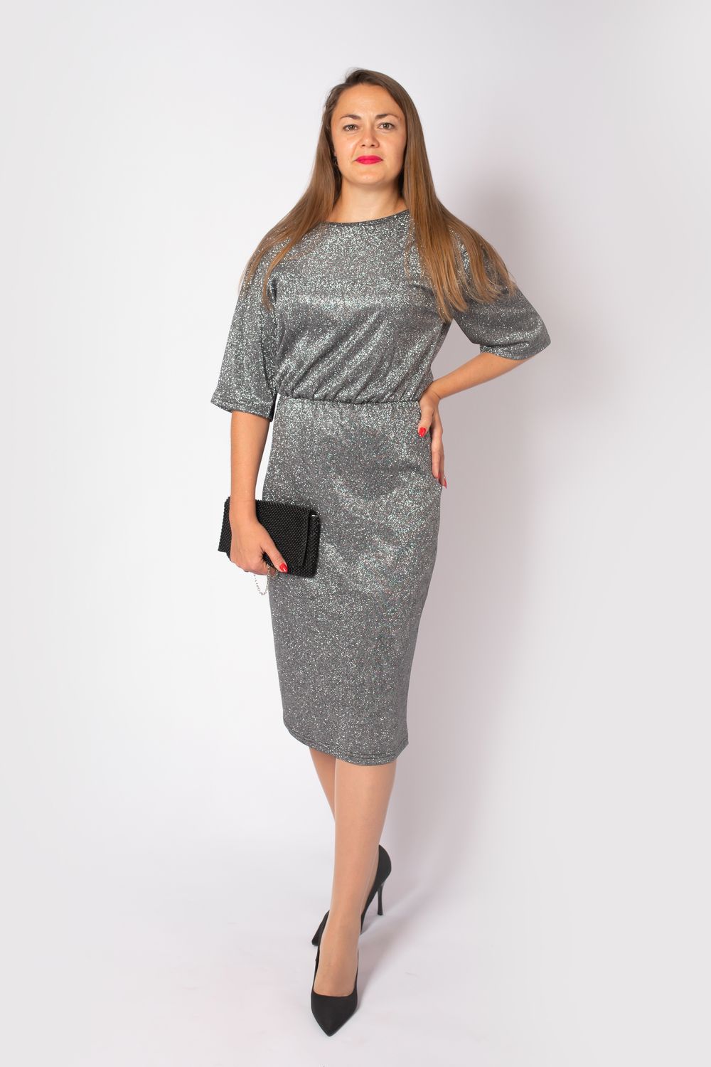 Платье женское 865 - серый