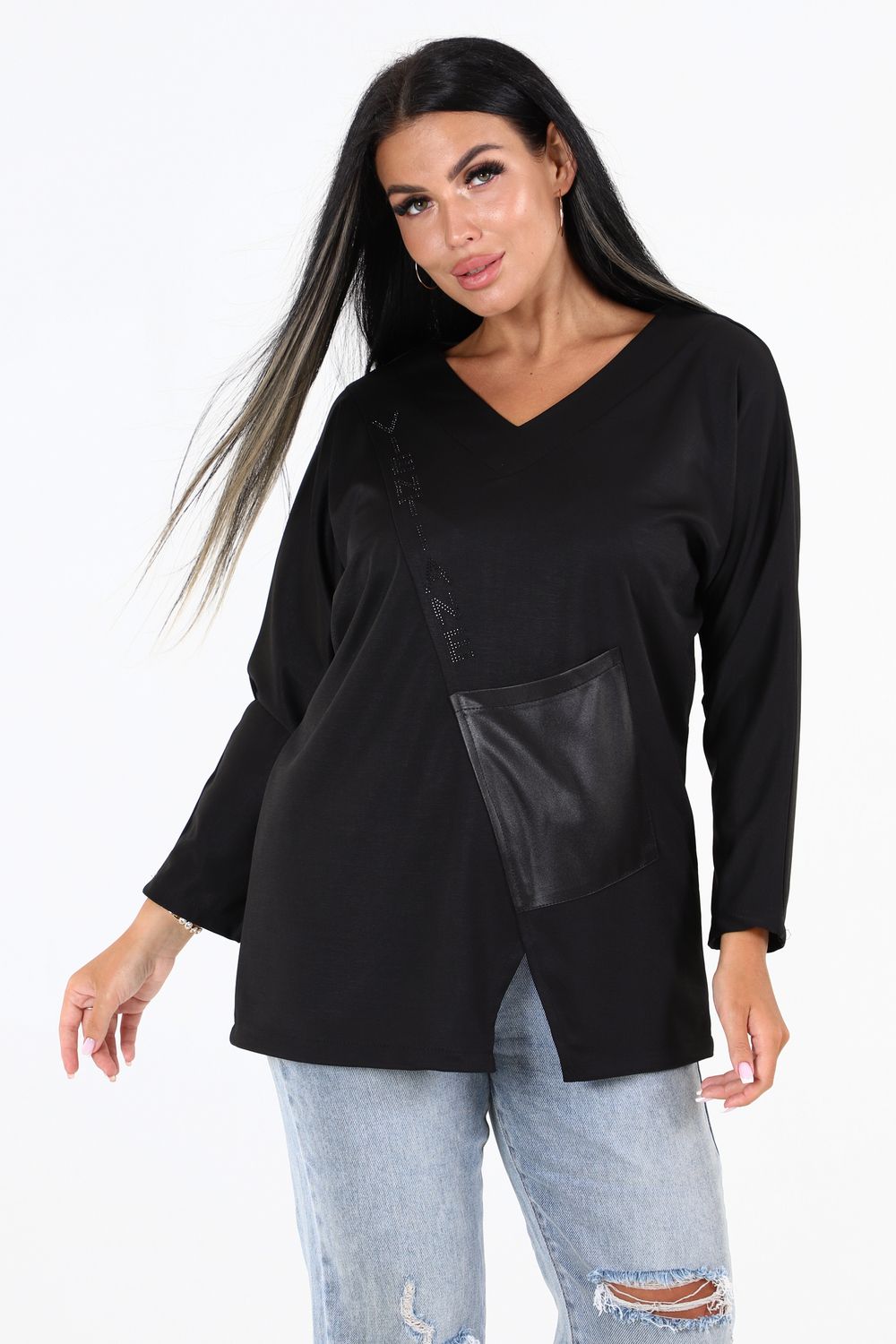 Туника 31768 - черный