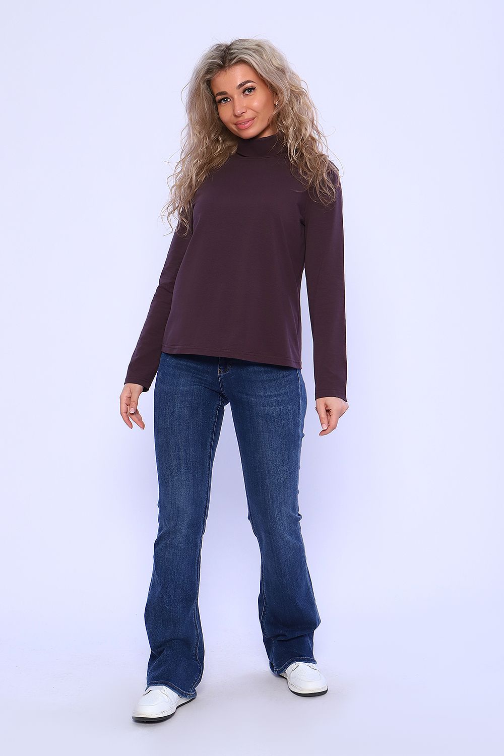 Водолазка 55067 - шоколадный