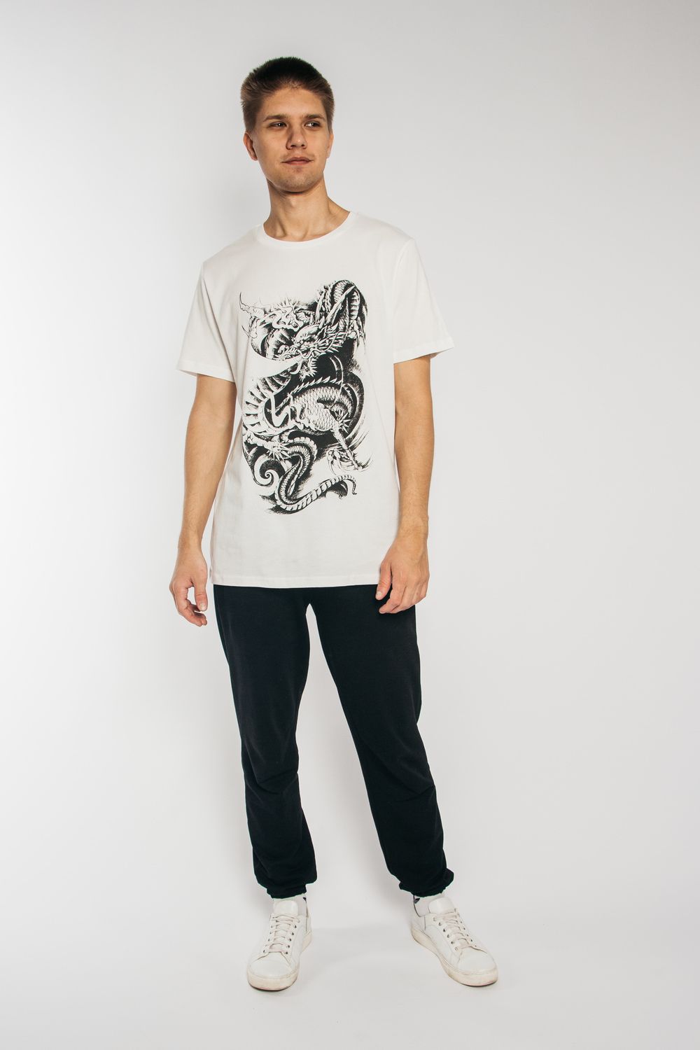 Футболка мужская 54213 - молоко