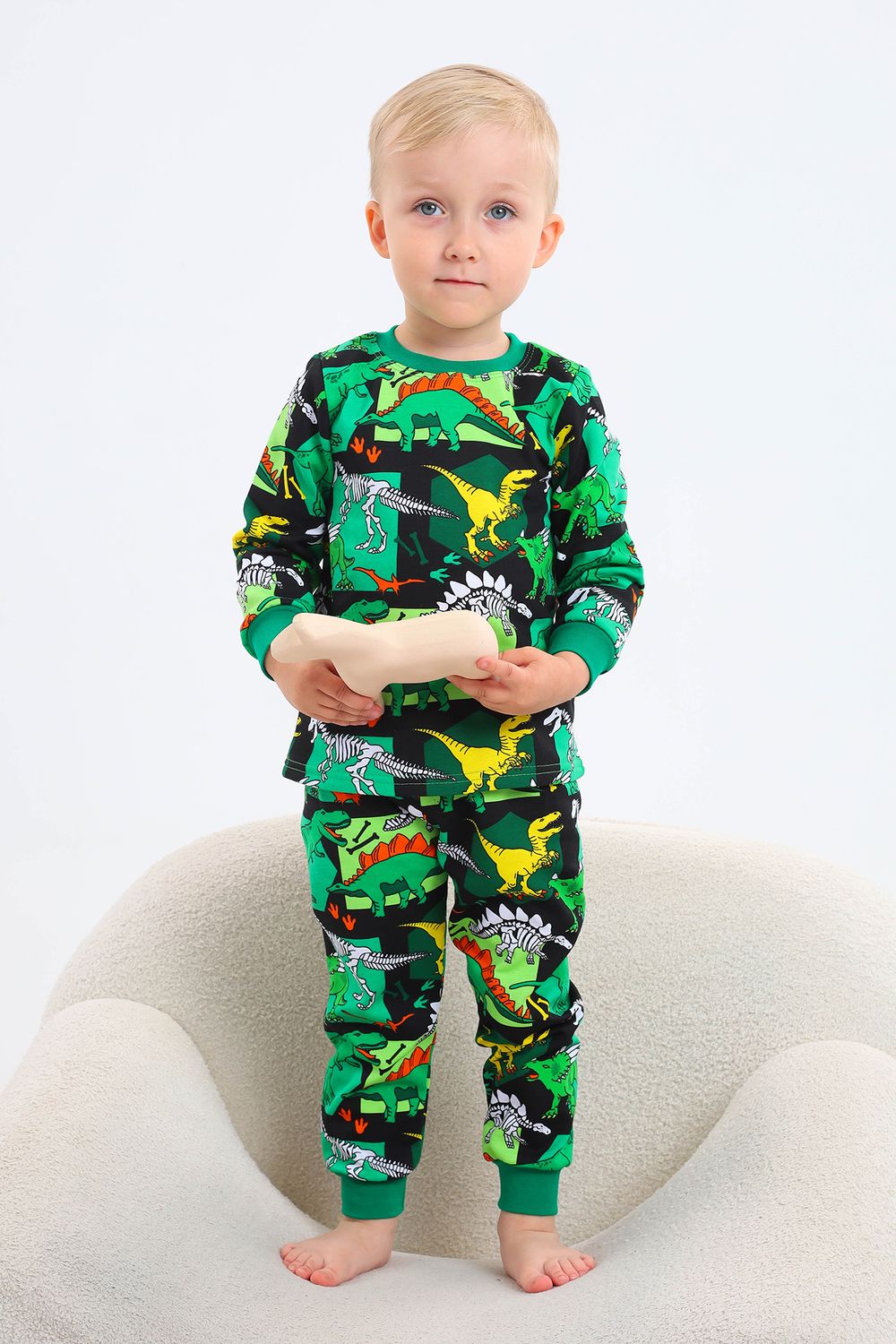 Пижама Заря детская - зеленый