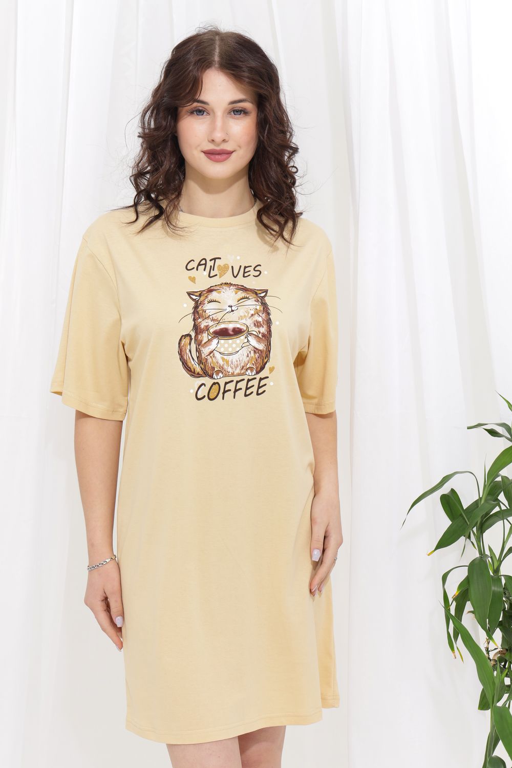 Туника 21593 - бежевый