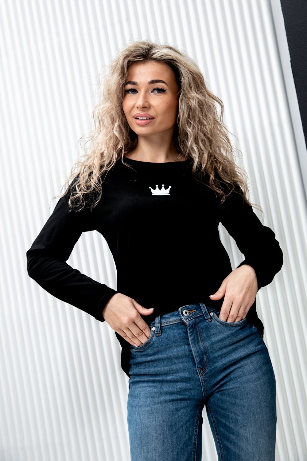 Туника 67085 - черный+корона