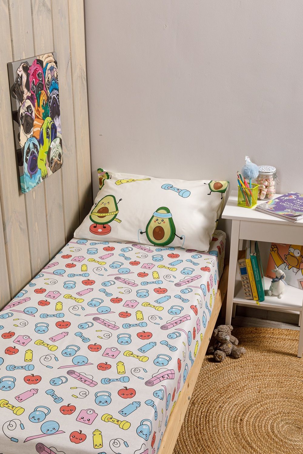 Простыня на резинке Wake me Wake - Авокардио